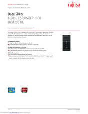 Fujitsu ESPRIMO PH300 Specifications