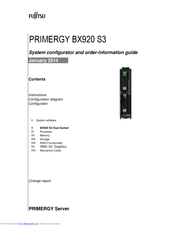 Fujitsu PRIMERGY DX920 S3 Instruction Manual