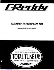 GReddy Intercooler Kit Installation Manual