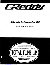 GReddy SW-20 Installation Manual