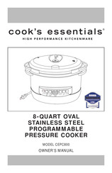 cook's essentials programmable pressure cooker manual