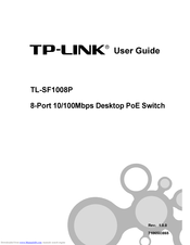 TP-LINK TL-SF1008P User Manual