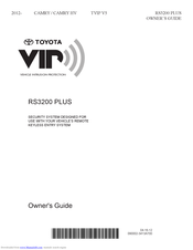 Toyota RS3200 PLUS Owner's Manual