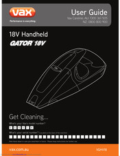 Vax Gator 18V VGHV18 User Manual
