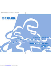 yamaha yp 125 service manual
