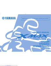 Yamaha Xmax Yp250r Manuals Manualslib