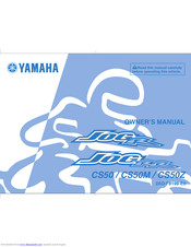 YAMAHA JOGR JOGRR CS50 Owner's Manual