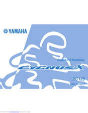 YAMAHA CYGNUS X Owner's Manual