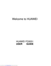Huawei FC8551 User Manual