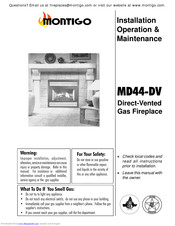 Montigo MD44-DV Installation & Operation Manual