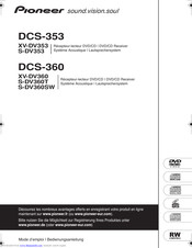 Pioneer DCS-353 Manuel D'instructions