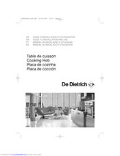 DeDietrich DTV704 Manual To Installation And Use