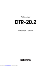 Integra DTR-20.2 Instruction Manual