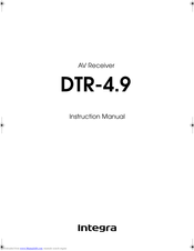 Integra DTR-4.9 Instruction Manual