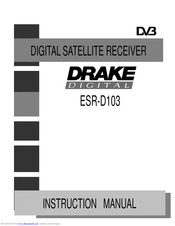 Drake ESR-D103 Instruction Manual