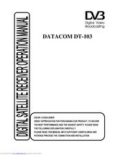 Datacom Datacom DT-103 Operation Manual