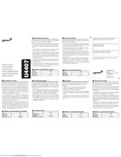 Univers By Fte U4407 User Manual