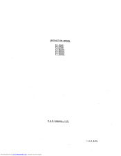 A&D EX-8000A Instruction Manual