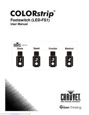 Chauvet COLORstrip Footswitch User Manual
