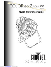 Chauvet COLORado Zoom Tour WW Quick Reference Manual