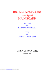 Intel ATX586 User Manual