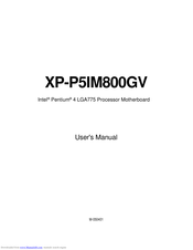 Gigatrend Technology XP-P5IM800GV User Manual