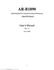 Acrosser Technology AR-B1890 User Manual
