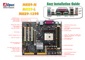 AOpen MK89-L Easy Installation Manual