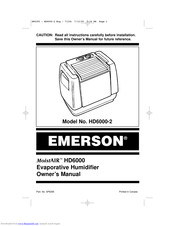 Emerson HD60002 Owner's Manual