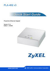ZyXEL Communications PLA-402 v3 Quick Start Manual