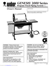 Weber Genesis 2000 LP Owner's Manual