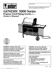 Weber Genesis 5000 LP Owner's Manual