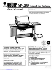 Weber SP 200 NG Owner's Manual