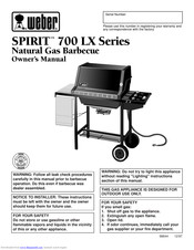 Weber Spirit 700 NG Owner's Manual