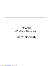 Renu Electronics GWY-500 User Manual