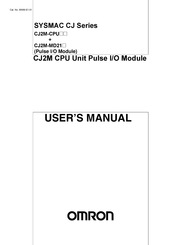 Omron CJ2M-CPU Series User Manual