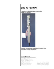 Sea-Bird Electronics SBE 49 FastCAT User Manual