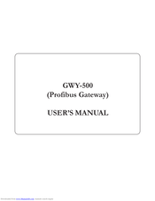 Renu Electronics GWY-500 User Manual