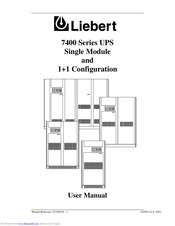 Liebert 7400 Series User Manual