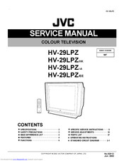 JVC HV-29LPZ/EE Service Manual