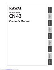 Kawai CN43 Owner's Manual