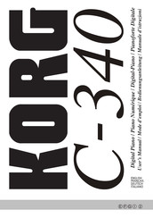 KORG Concert C-340 User Manual