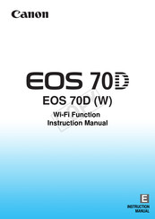Canon EOS 70D (W) Instruction Manual
