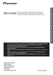 Pioneer DCS-222K Operating Instructions Manual