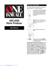 One for All URC 8090 User Manual