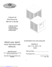 Essick CD11 Owner's Manual