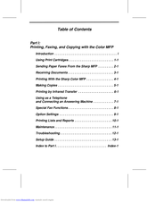 Sharp FO-2150 Operation Manual