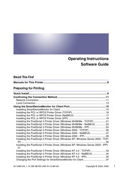 Savin MLP28 Operating Instructions Manual