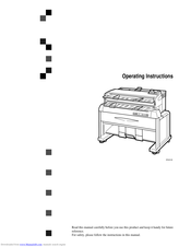 Ricoh AO41 Operating Instructions Manual