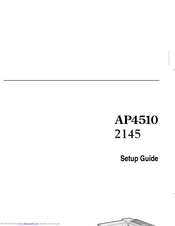 Lanier AP2145 Setup Manual